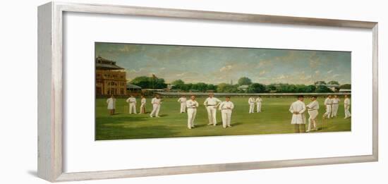 The Players in the Field - Lords on a Gentlemen V Players Day, 1895-Dickinsons-Framed Giclee Print