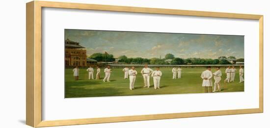 The Players in the Field - Lords on a Gentlemen V Players Day, 1895-Dickinsons-Framed Giclee Print