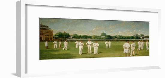 The Players in the Field - Lords on a Gentlemen V Players Day, 1895-Dickinsons-Framed Giclee Print