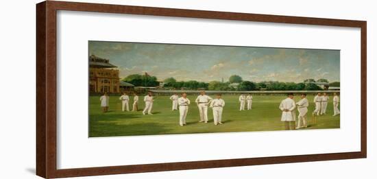 The Players in the Field - Lords on a Gentlemen V Players Day, 1895-Dickinsons-Framed Giclee Print