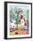 'The Playing cards painting the Rose Bushes', c1910-John Tenniel-Framed Giclee Print