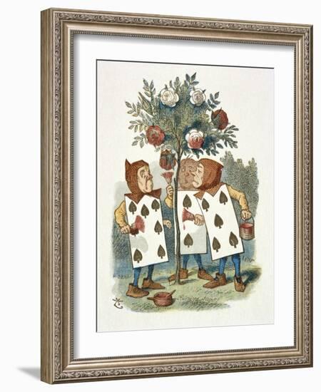 The Playing Cards-John Teniel-Framed Giclee Print