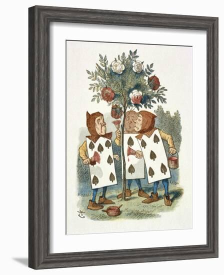 The Playing Cards-John Teniel-Framed Giclee Print