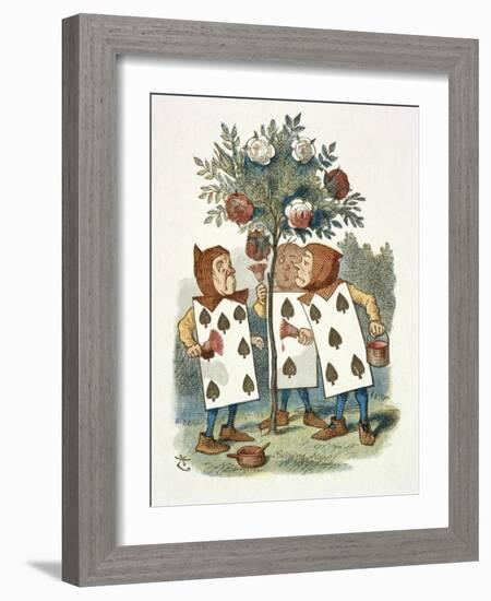 The Playing Cards-John Teniel-Framed Giclee Print