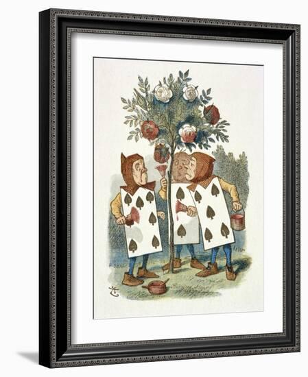 The Playing Cards-John Teniel-Framed Giclee Print