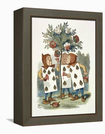 The Playing Cards-John Teniel-Framed Premier Image Canvas