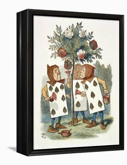 The Playing Cards-John Teniel-Framed Premier Image Canvas