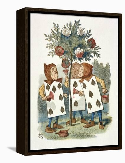 The Playing Cards-John Teniel-Framed Premier Image Canvas