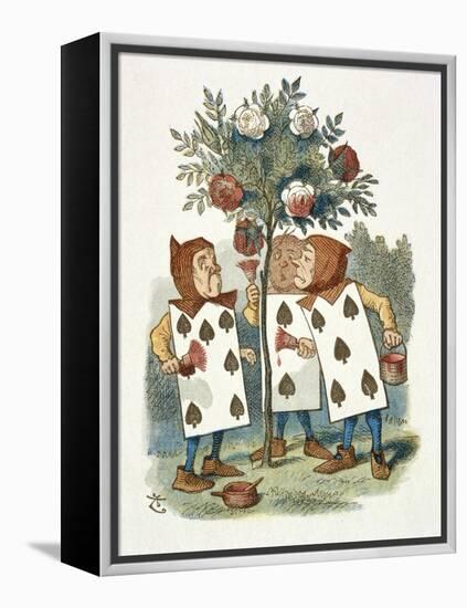 The Playing Cards-John Teniel-Framed Premier Image Canvas