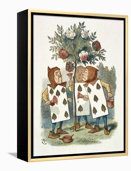 The Playing Cards-John Teniel-Framed Premier Image Canvas