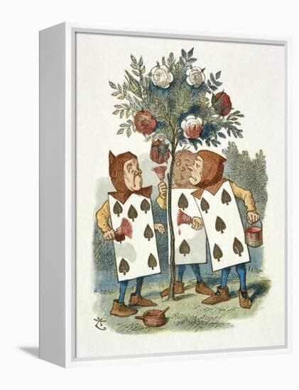 The Playing Cards-John Teniel-Framed Premier Image Canvas
