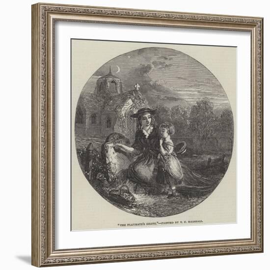 The Playmate's Grave-Thomas Falcon Marshall-Framed Giclee Print