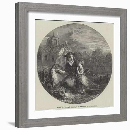 The Playmate's Grave-Thomas Falcon Marshall-Framed Giclee Print