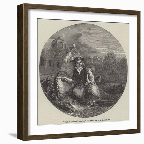 The Playmate's Grave-Thomas Falcon Marshall-Framed Giclee Print