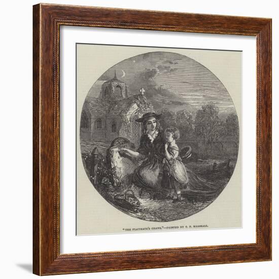 The Playmate's Grave-Thomas Falcon Marshall-Framed Giclee Print