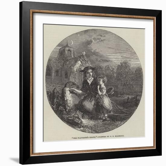 The Playmate's Grave-Thomas Falcon Marshall-Framed Giclee Print