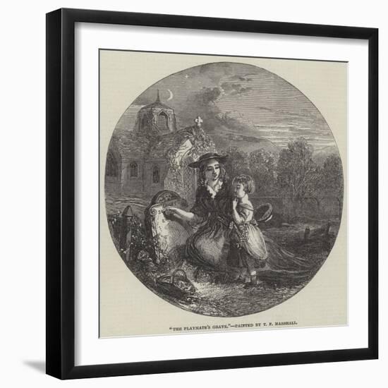 The Playmate's Grave-Thomas Falcon Marshall-Framed Giclee Print