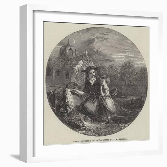 The Playmate's Grave-Thomas Falcon Marshall-Framed Giclee Print