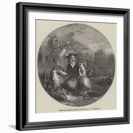 The Playmate's Grave-Thomas Falcon Marshall-Framed Giclee Print