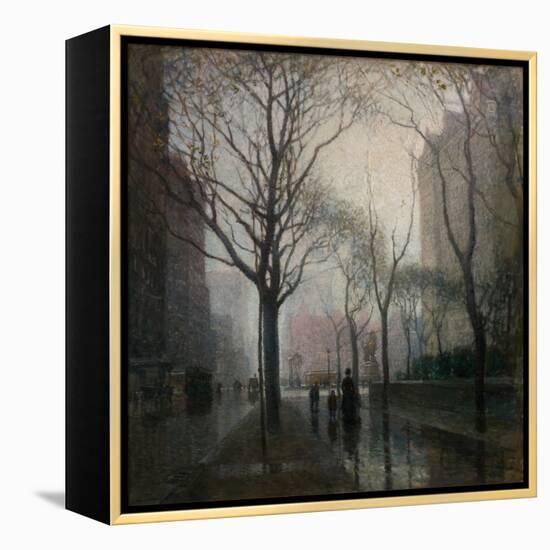 The Plaza after the Rain, 1908-Paul Cornoyer-Framed Premier Image Canvas