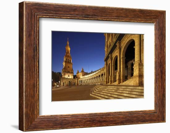 The Plaza De Espana Is a Plaza Located in the Maria Luisa Park, in Seville, Spain-David Bank-Framed Photographic Print