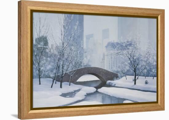 The Plaza-Diane Romanello-Framed Stretched Canvas