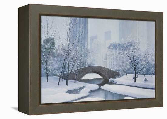 The Plaza-Diane Romanello-Framed Stretched Canvas