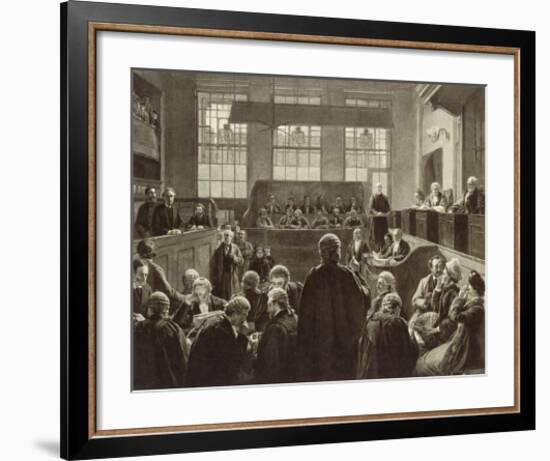 The Plea-William Frith-Framed Premium Giclee Print