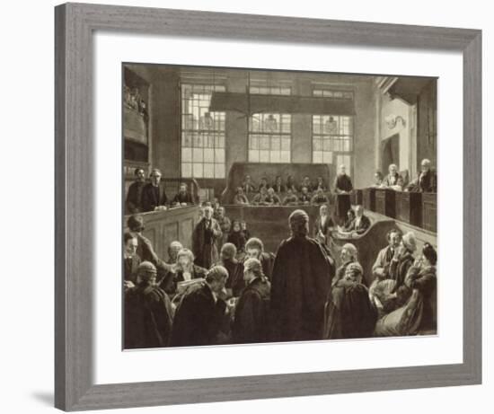 The Plea-William Frith-Framed Premium Giclee Print