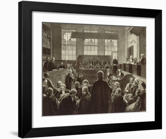 The Plea-William Frith-Framed Premium Giclee Print