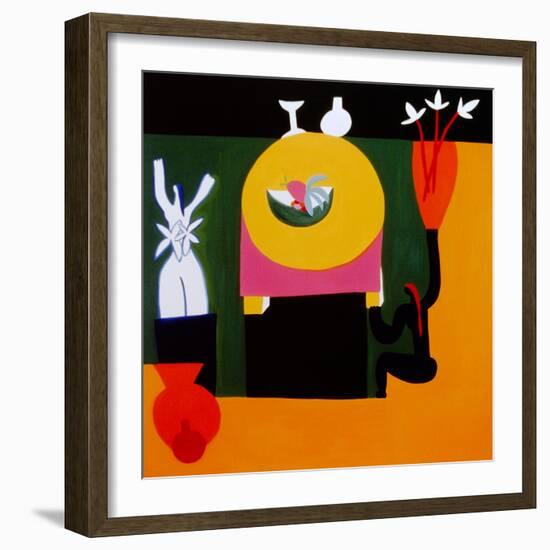 The pleasure of being still life, 1996, (oil on linen)-Cristina Rodriguez-Framed Giclee Print