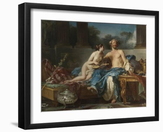 The Pleasures of Anacreon-Jean-Bernard Restout-Framed Giclee Print