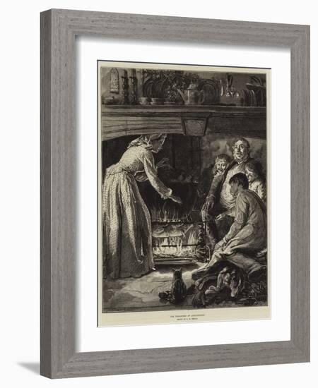 The Pleasures of Anticipation-Alfred Edward Emslie-Framed Giclee Print