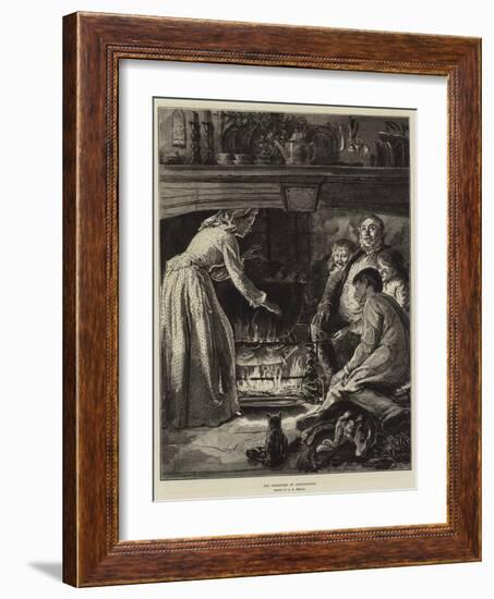 The Pleasures of Anticipation-Alfred Edward Emslie-Framed Giclee Print