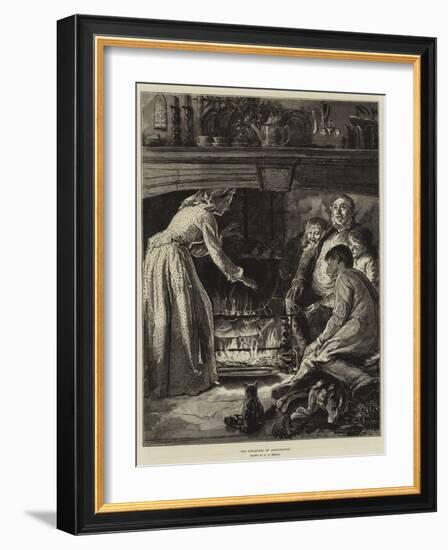 The Pleasures of Anticipation-Alfred Edward Emslie-Framed Giclee Print