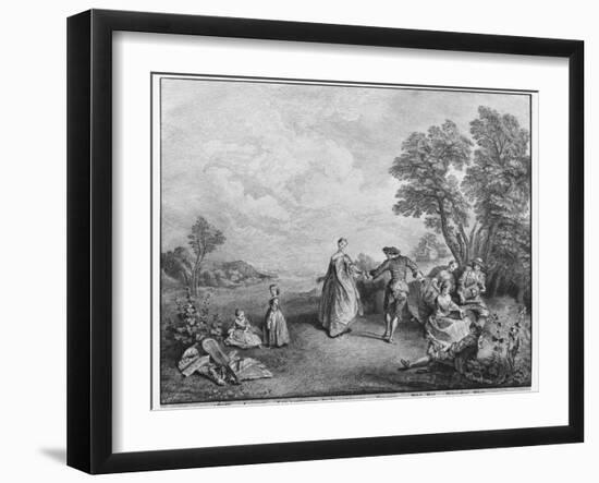 The Pleasures of the Countryside-Nicolas Lancret-Framed Giclee Print