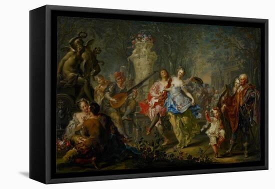 The Pleasures of the Seasons: Spring, C.1730-Johann Georg Platzer-Framed Premier Image Canvas