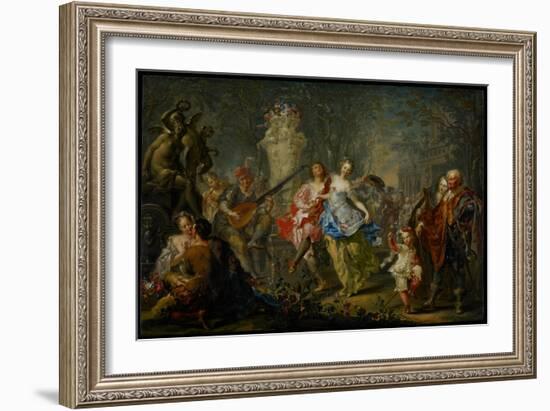 The Pleasures of the Seasons: Spring, C.1730-Johann Georg Platzer-Framed Giclee Print