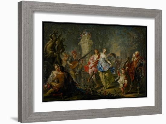 The Pleasures of the Seasons: Spring, C.1730-Johann Georg Platzer-Framed Giclee Print