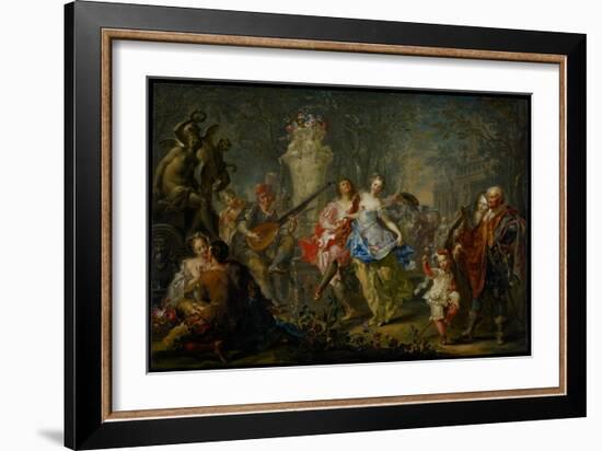 The Pleasures of the Seasons: Spring, C.1730-Johann Georg Platzer-Framed Giclee Print