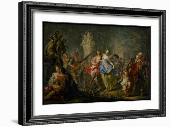 The Pleasures of the Seasons: Spring, C.1730-Johann Georg Platzer-Framed Giclee Print