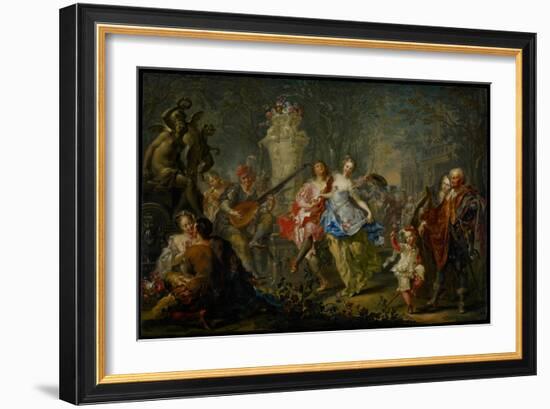 The Pleasures of the Seasons: Spring, C.1730-Johann Georg Platzer-Framed Giclee Print