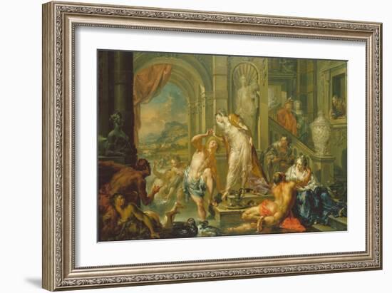 The Pleasures of the Seasons: Summer, C.1730-Johann Georg Platzer-Framed Giclee Print