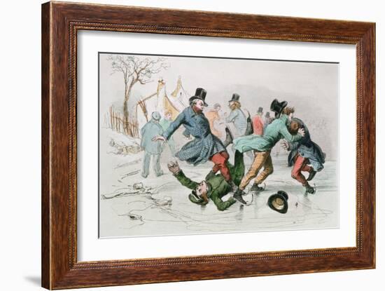 The Pleasures of Winter-Victor Adam-Framed Giclee Print