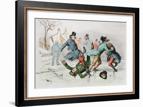 The Pleasures of Winter-Victor Adam-Framed Giclee Print