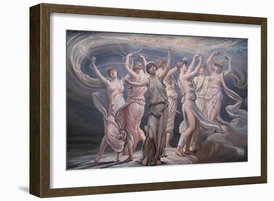 The Pleiades - Seven Sisters-Elihu Vedder-Framed Premium Giclee Print