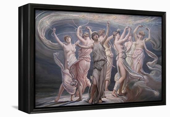 The Pleiades - Seven Sisters-Elihu Vedder-Framed Stretched Canvas