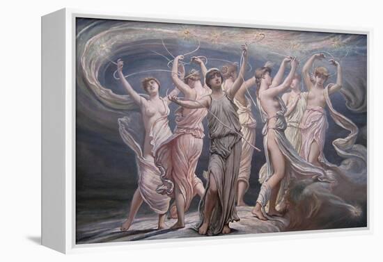 The Pleiades - Seven Sisters-Elihu Vedder-Framed Stretched Canvas