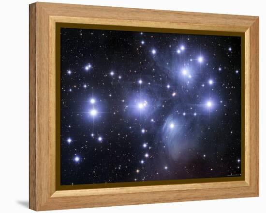 The Pleiades-Stocktrek Images-Framed Premier Image Canvas