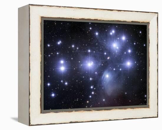 The Pleiades-Stocktrek Images-Framed Premier Image Canvas